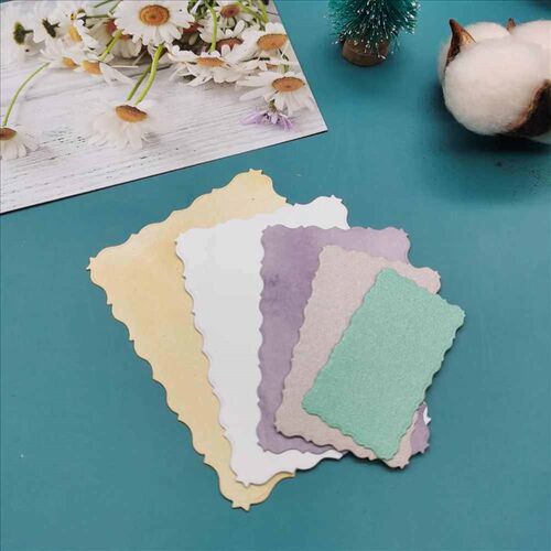 Wavy layered square Metal Cutting Dies Stencils for DIY Scra