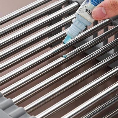 Kitchen Sink Drying Dish Rack Cup Holder Organizer Roll Stai