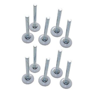 HX5F 10pcs Nylon Garage Door Rollers Praction Bearing Quiet