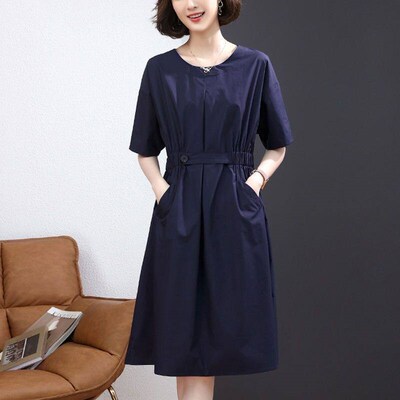Midd-aged m summer egant dress fashion 30-40-50 years old su