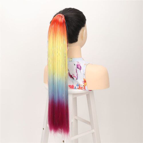 24inch 9strand Chemical Fiber Fake Horse Tail Chemical Fiber
