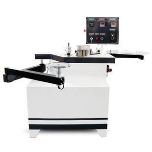 圆弧封边机整体橱柜门板封边机异形叠臂封边机吸盘式 手动曲直线封