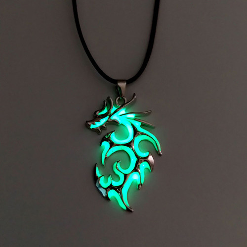 Vintage Punk Luminous Glowing In The Dark Moonstone Dragon