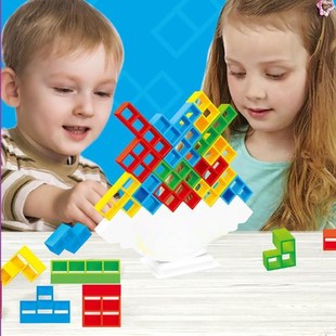 New Tetra Tower Game Stacking Blocks Stack Building Blocks B