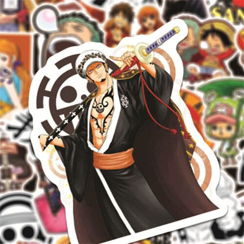 10/30/50pcs Japanese Manga One Piece Graffiti Stickers Of Lu