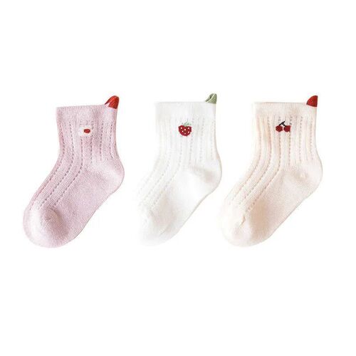 Lawadka 3pairs/lot Summer Newborn Baby Socks For Girls Boys