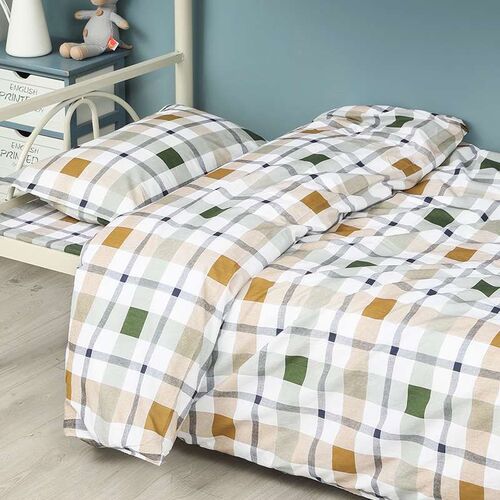 Cotton Dormitory Single Bed Three-piece Bed Sheet Quilt Cove