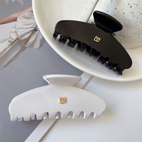 Korean New Fashion 9CM Metallic Letter B Acetic Acid Leopard