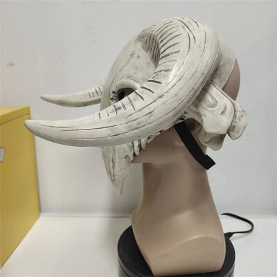 Scary Animal Horn Mask Cow Head Skull Mask Halloween Horror