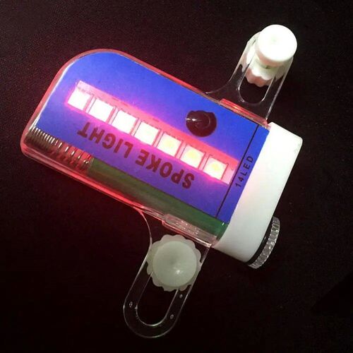 Bike LED Neon Bicycle Wheel Spoke Light Waterproof Color Bik