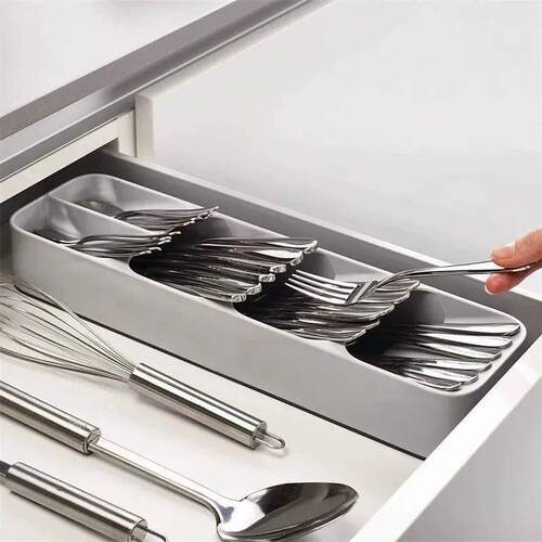 Multipurpose Cutlery Storage Tray Cutlery Fork Spoon Compar