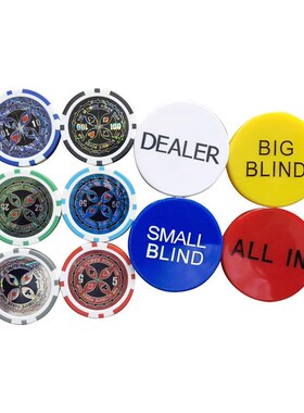 500 Chip Dice Style Poker Set Aluminum Case Taxas 筹码套装