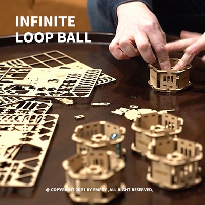 Sheeplazy  Infinite Loop Ball 循环弹珠解压套盒 创意设计玩具