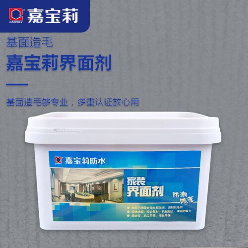 嘉宝莉家装内墙防潮防落界面剂光面拉毛处理JFS803S 免点锈界面剂