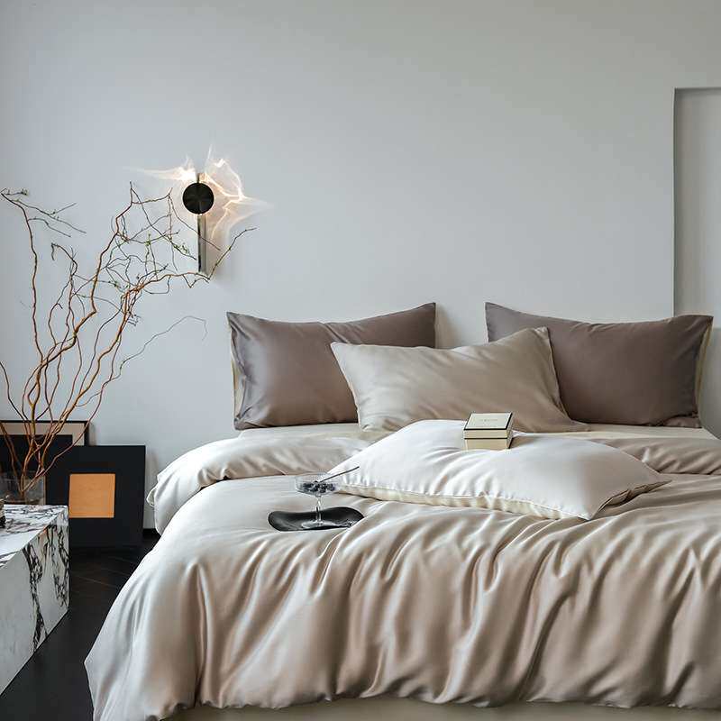 轻奢风60支A类兰精天丝四件套夏季凉感冰丝床单被套床笠套件 1