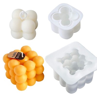 Rubiks Cube Candle Epoxy Resin Mold Silicone Aromathera