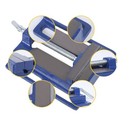 1pcs 60mm Alunum Bench Vise able Flat Clamp-on Plier Drill P