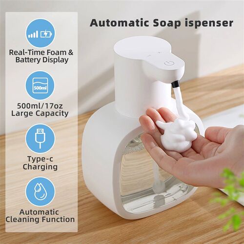 New Wall Mounted Automatic Soap Dispenser Foam Smart Hand Wa