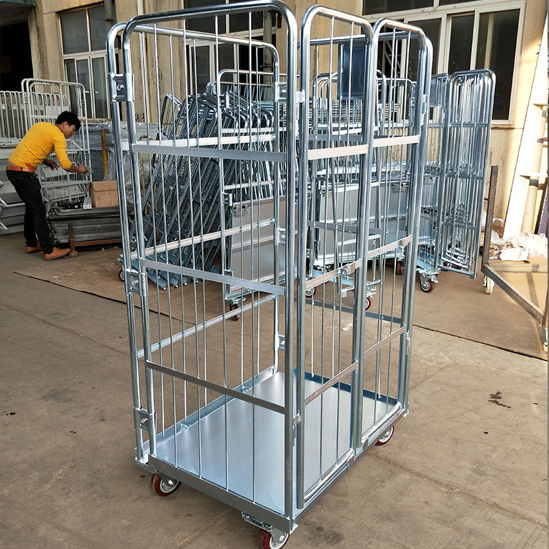 新款镀锌移动物流台车可加门加层工厂直销仓库理货车物流周转车,商业/办公家具,仓储货架,淘宝优惠券,粉丝福利购,淘宝优惠卷