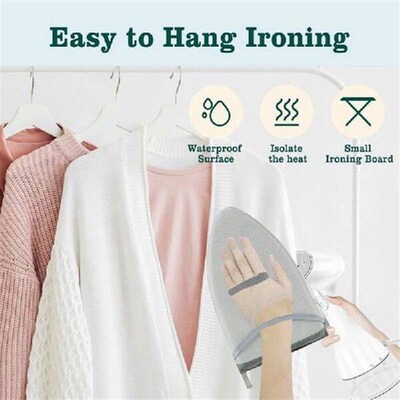 2Pcs Handheld Ironing Board Resistant Steamer Mitt  With