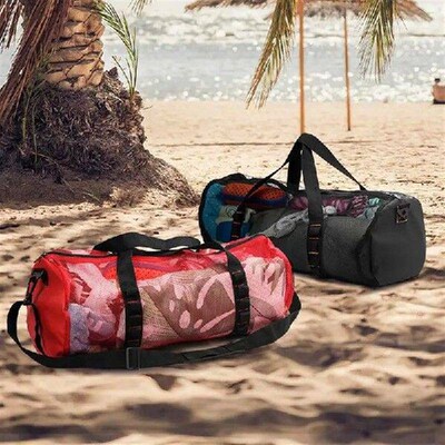 Foldable Diving Mesh Bag Nylon Snorkeling Equipment Fins