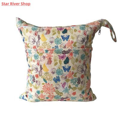 Wet Dry Bag XL:40*45cm Baby Maternity Packs Washable Zipper