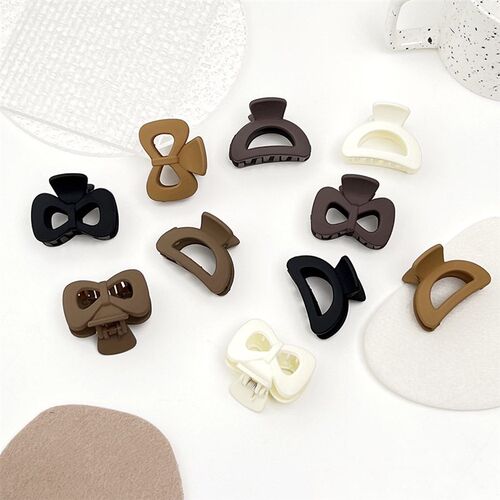 New Fashion Small Geometry  Solid Colorr Clip Hairpin Barret