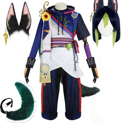 Tighnari Cosplay costume Kostm Halloween Karneval Outfits