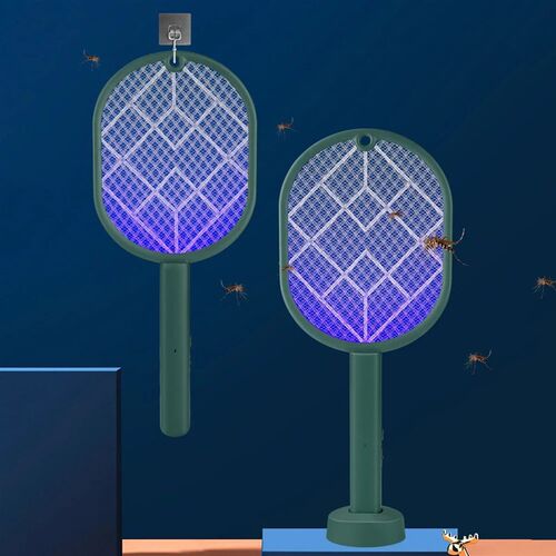 3000V Insect Racket Mosquito Killer Lamp Electric Shocker UV