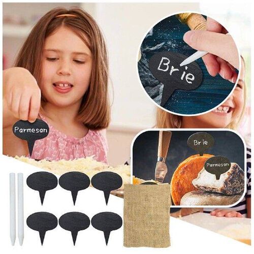 Cheese Wooden Mini Chalkboards Rustic Decoration Food Signs