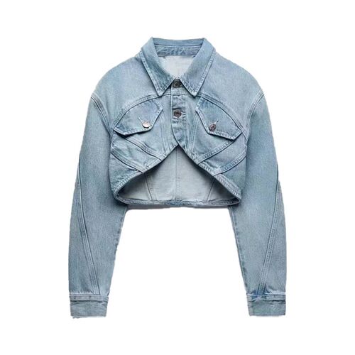 2022 spring new womens fashion retro all-match high waist s