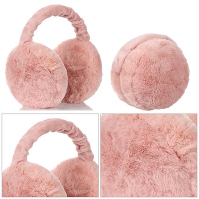 Soft Plush Ear Warmer Winter Warm Earmuffs for Women Men Fas
