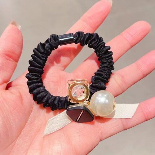 Pearl Elastic Bow Japanese Korean Style HighClass HeadropeHi