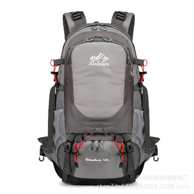 Mountaineering backpack, outdoor large-capacity waist