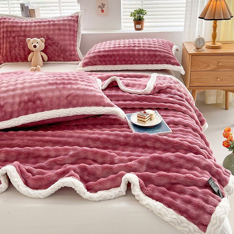 FUNINIRT仿兔绒毛毯珊瑚绒办公室盖毯午睡四季沙发空调绒毯子,床上用品,休闲毯/毛毯/绒毯,淘宝优惠券,粉丝福利购,淘宝优惠卷