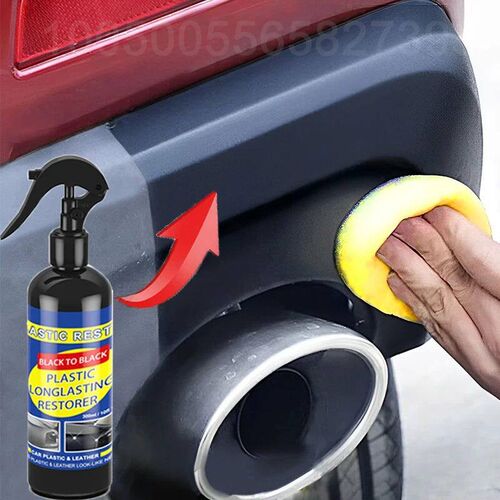 Car Plastic Restorer Coating Agent Auto Plastic Rubber Exter