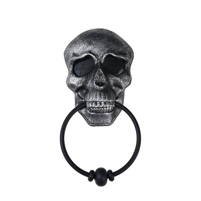 Halloween horror doorbell, ghost festival skeleton prank to
