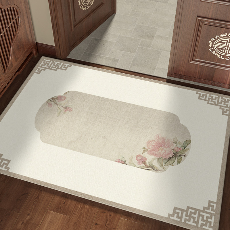 现代中式入户门地垫防滑耐磨地垫入户门垫国风玄关地毯门厅进门垫,居家布艺,入户地垫,淘宝优惠券,粉丝福利购,淘宝优惠卷