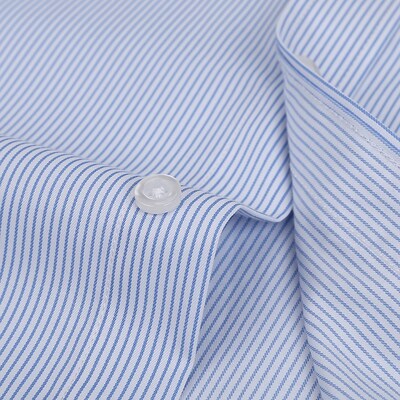 Plus Size S to 8xl formal shirts for men striped long sleeve