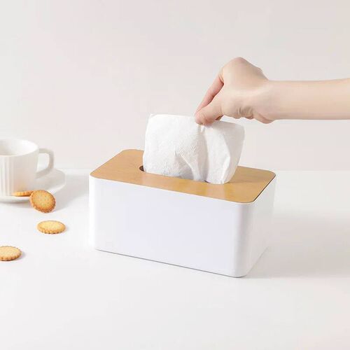 Desktop tissue drawer, home living room napkin dispenser, co