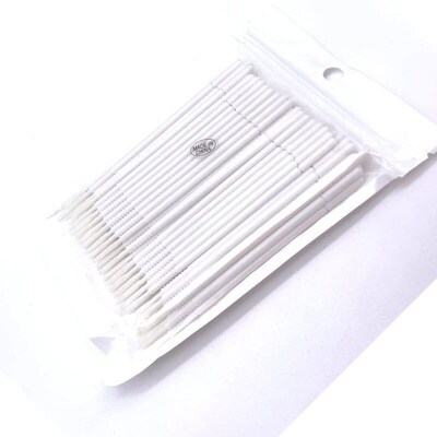 Disposable Long Head Micro Brushes Eyelashes Mascara Swab La
