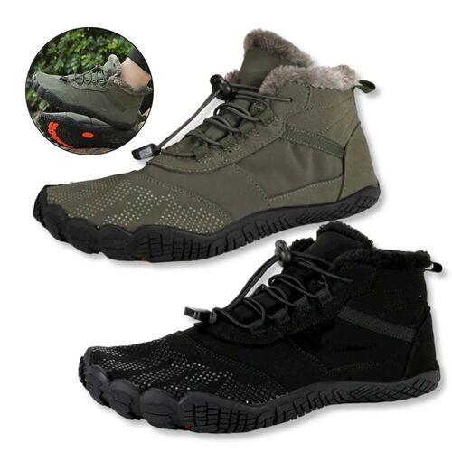 Women Men Winter Booties High-Top Barefoot kking Mountain Bo