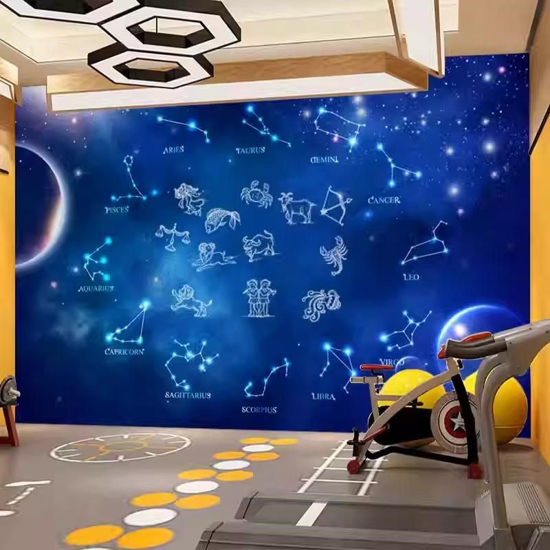 星空银河墙纸KTV背景墙天花板壁纸主题酒店梦幻星星宇宙装饰墙布,家装主材,定制壁画,淘宝优惠券,粉丝福利购,淘宝优惠卷
