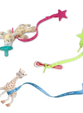 Non-toxic Baby Stroller Pacifier Chain Strap Silicone Stroll