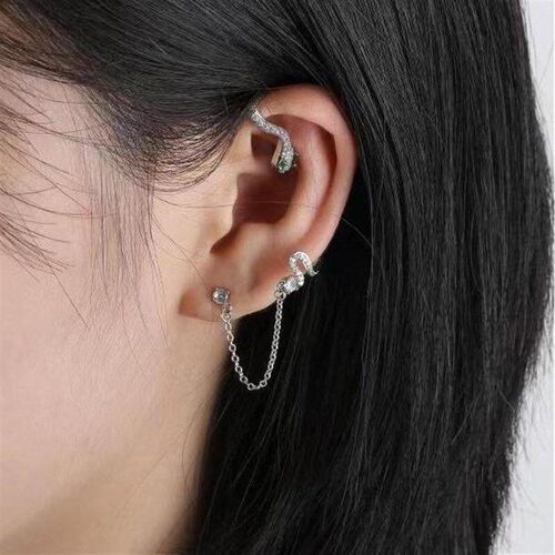 Fashionable Spider Earring Ear Clip for Cool Girls Without P