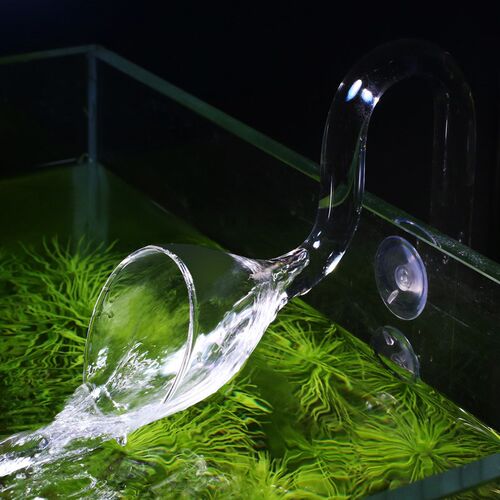 Aquarium Skimmer Glass  Pipe Spin Surface Inflow Outflow 13m