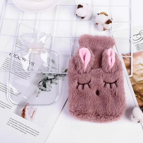 Winter Hot Water Bottle for Bed Warm Belly Treasure Cartoon