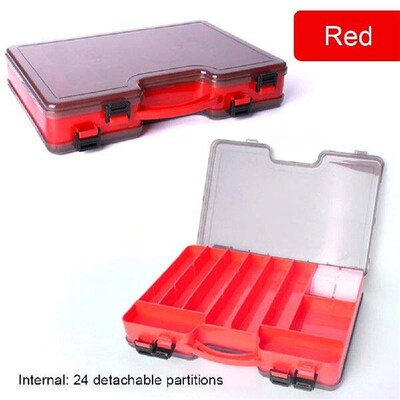 Universal Fishing Tackle Boxes Double Layer Bait Container