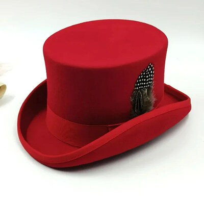 Men Top hat Magician Presidential high hat British jazz top