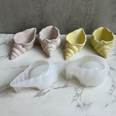 Three-dimensional Vase Silicone Mold Vase Flower Pot Plaster